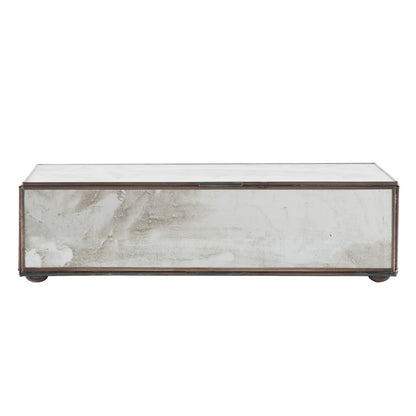 Worlds Away - Medium Rectangular Box With Antique Mirror - BOX AMM view 2