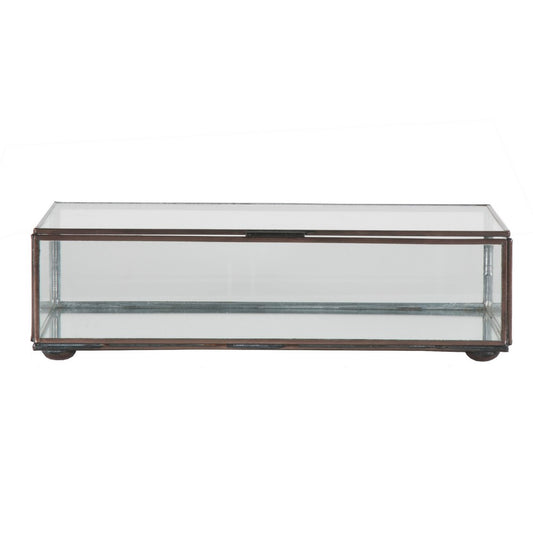 Worlds Away - Medium Rectangular Box With Clear Glass - BOX CLRM view 2