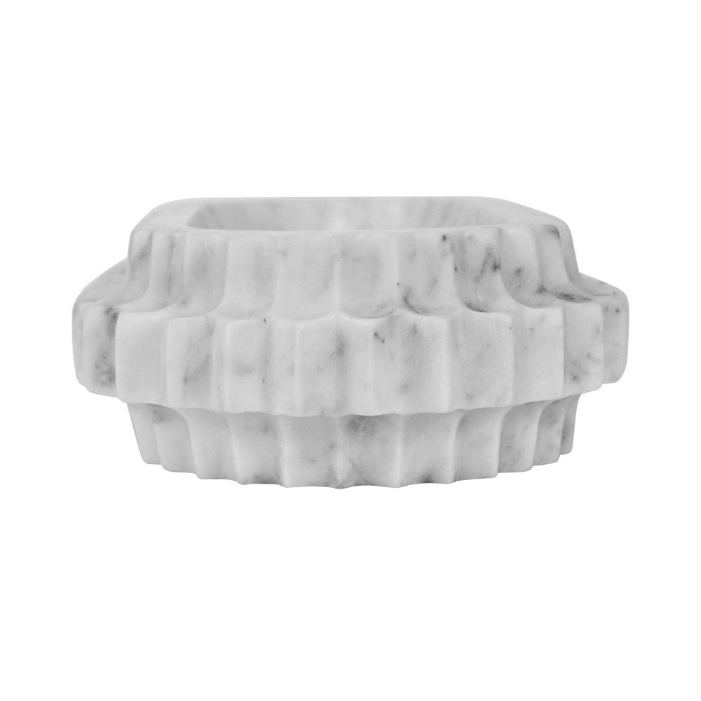 Worlds Away - Oval Marble Tray With Carved Edges - LILIBET view 4