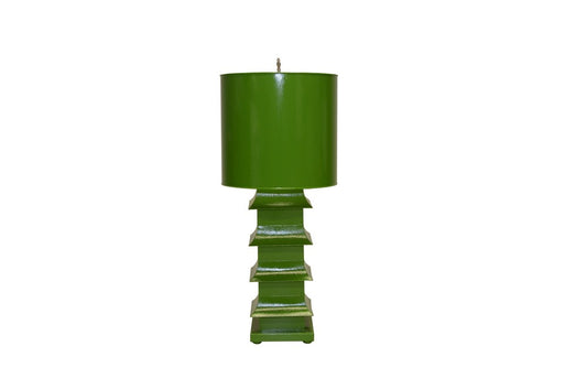 Worlds Away - Pagoda Lamp Large Green - LMPHL-G view 1