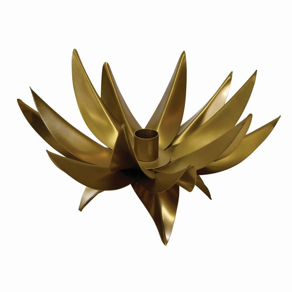 Worlds Away - Palm Tree Candle Votive In Antique Brass - SPARKY view 4