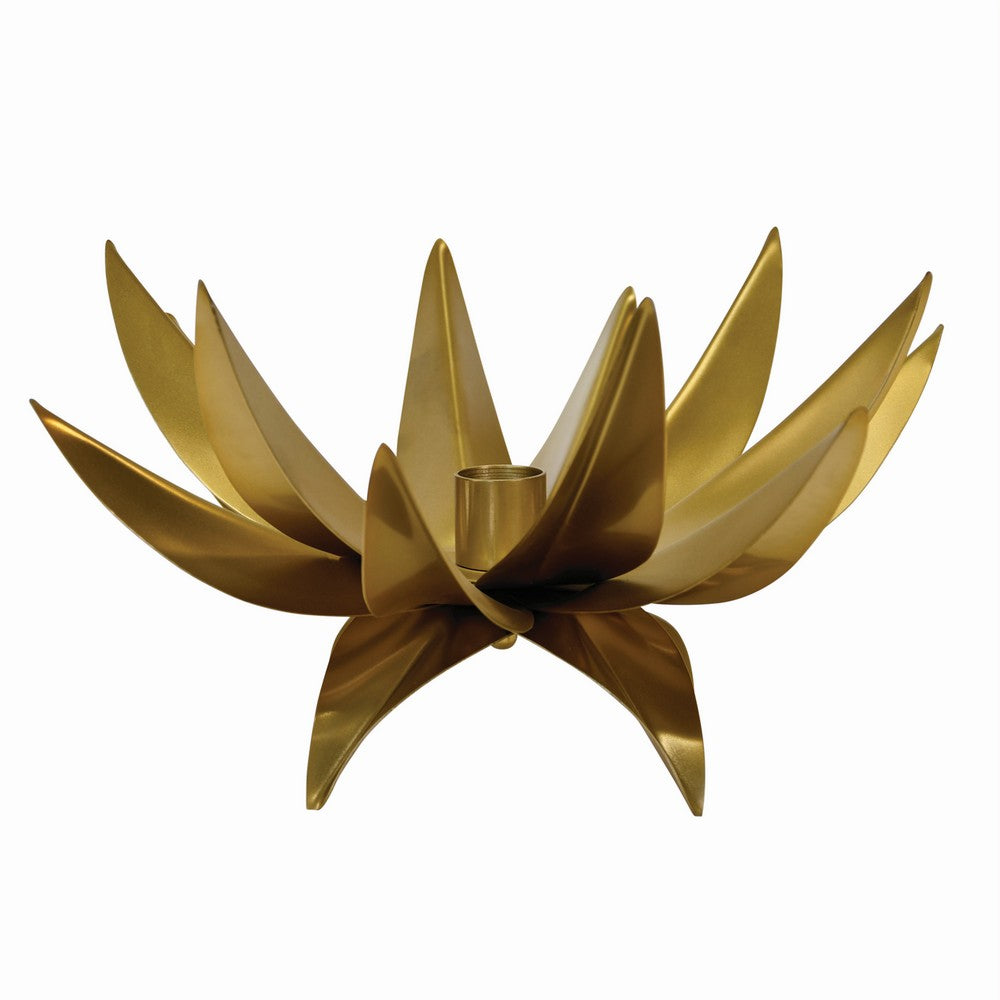 Worlds Away - Palm Tree Candle Votive In Antique Brass - SPARKY view 5