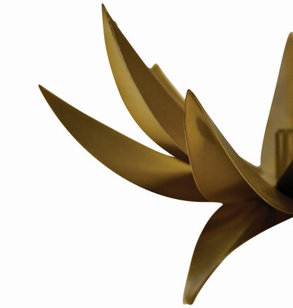 Worlds Away - Palm Tree Candle Votive In Antique Brass - SPARKY view 7