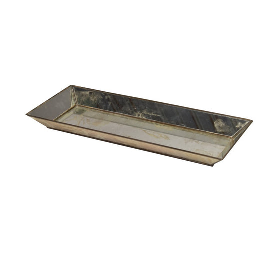 Worlds Away - Rect Ant Mirror Tray - TRAY AMR view 1