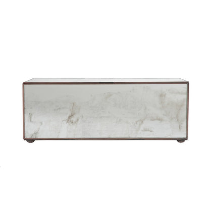 Worlds Away - Rectangular Box With Antique Mirror - BOX AM view 2
