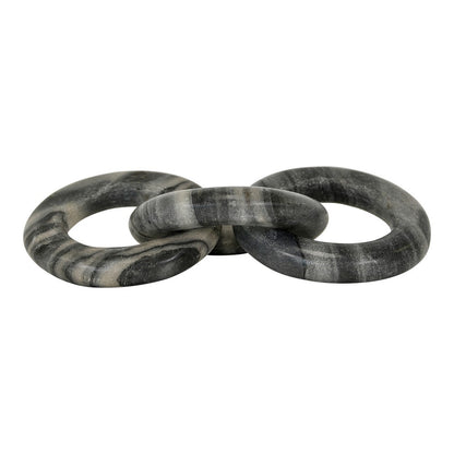 Worlds Away - Round Gray Marble Chain - CIRCLET view 1