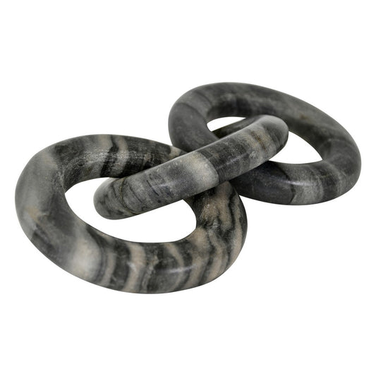 Worlds Away - Round Gray Marble Chain - CIRCLET view 2