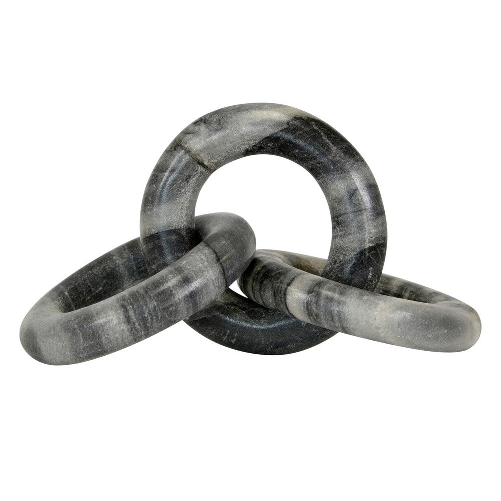 Worlds Away - Round Gray Marble Chain - CIRCLET view 3