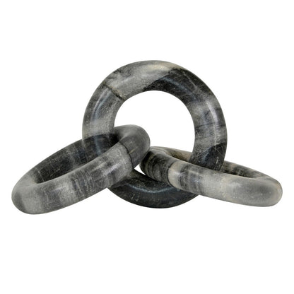 Worlds Away - Round Gray Marble Chain - CIRCLET view 3