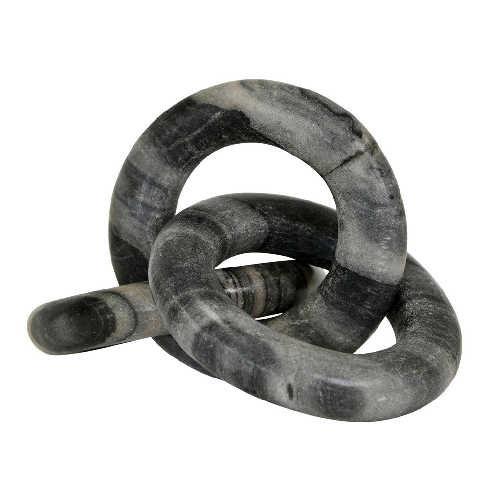 Worlds Away - Round Gray Marble Chain - CIRCLET view 4