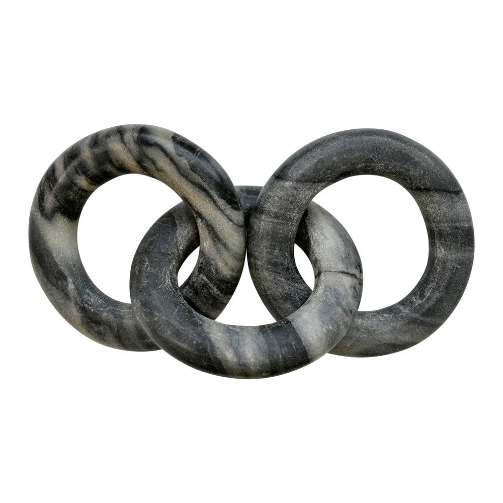 Worlds Away - Round Gray Marble Chain - CIRCLET view 5