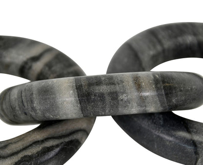 Worlds Away - Round Gray Marble Chain - CIRCLET view 6