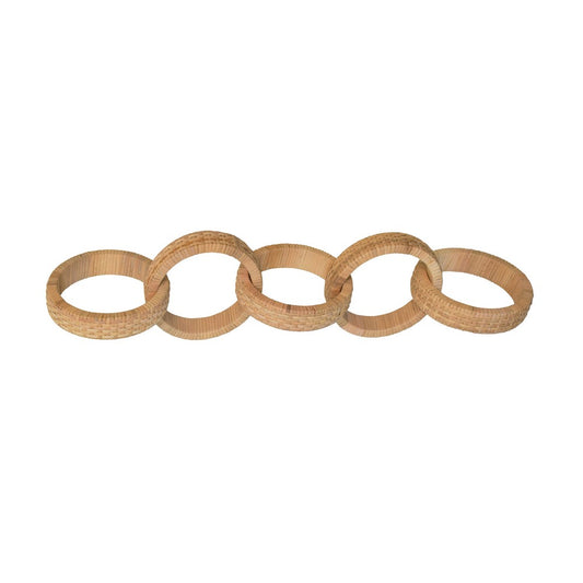Worlds Away - Round Natural Rattan Decorative Chain - RINGLO view 1