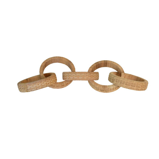 Worlds Away - Round Natural Rattan Decorative Chain - RINGLO view 2