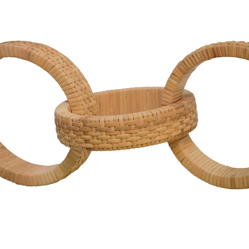 Worlds Away - Round Natural Rattan Decorative Chain - RINGLO view 3