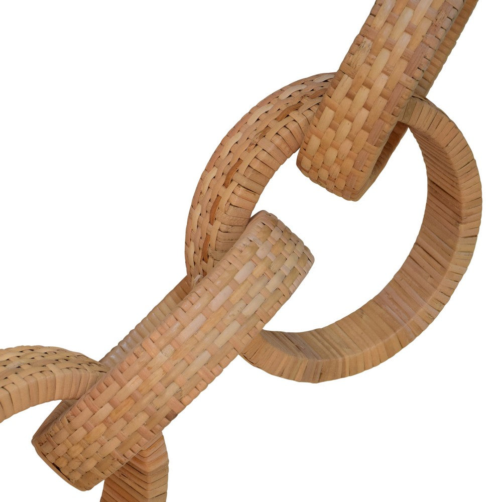 Worlds Away - Round Natural Rattan Decorative Chain - RINGLO view 4