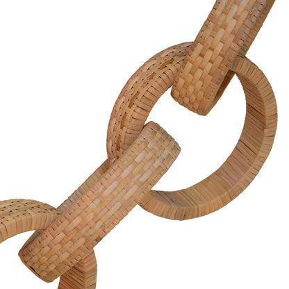 Worlds Away - Round Natural Rattan Decorative Chain - RINGLO view 4