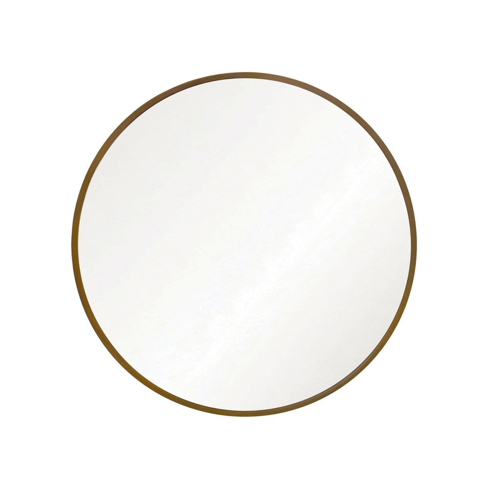 Worlds Away - Round Sculptural Loop Base Side Table In Antique Brass With Inset Mirror Top - OLYMPIA view 4