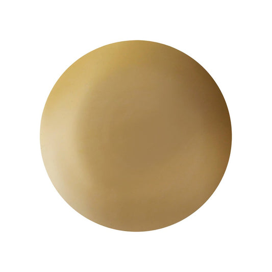 Worlds Away - Round Side Table With Brass Top And White Marble Pedestal Base - KELLER view 2