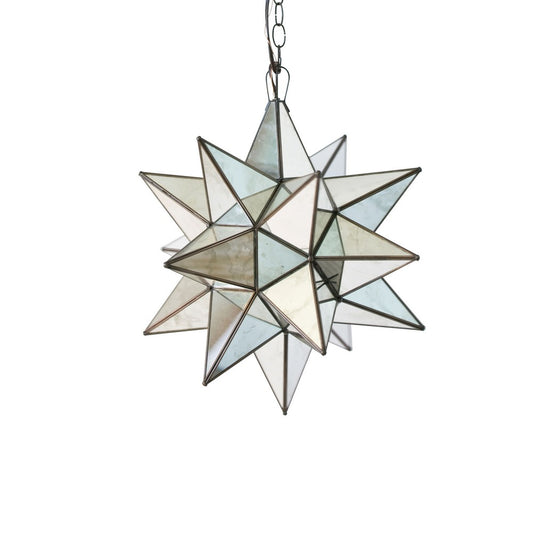 Worlds Away - Sm Ant Mir Star Chandelier - AMS110 view 1