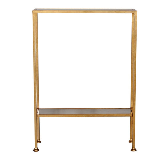 Worlds Away - Sm Gold Lf Shelf W Mir  - PORTER 1 view 1