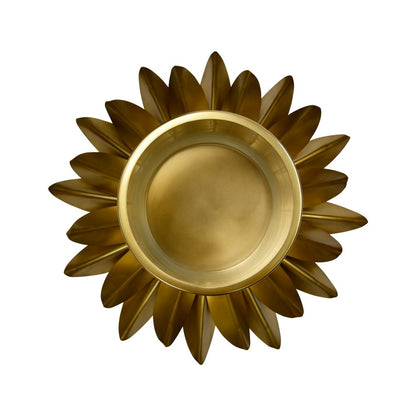Worlds Away - Small Palm Tree Hurricane In Antique Brass - SIRIUS SM view 5