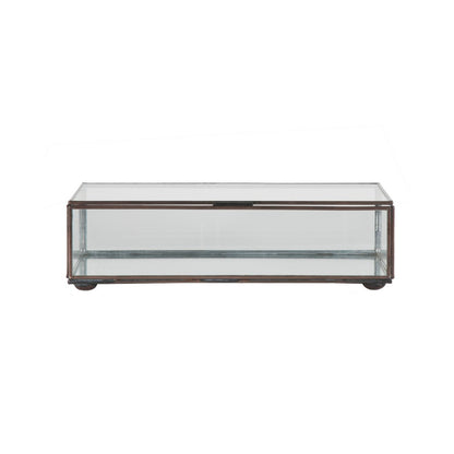 Worlds Away - Small Rectangular Box With Clear Glass - BOX CLRS view 2
