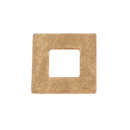 Worlds Away - Square Hardware In Gold Leaf - HUDSON HG view 2