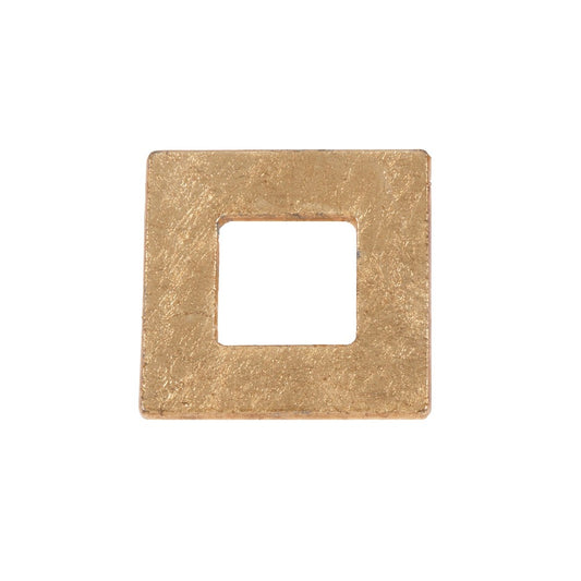 Worlds Away - Square Hardware In Gold Leaf - HUDSON HG view 2
