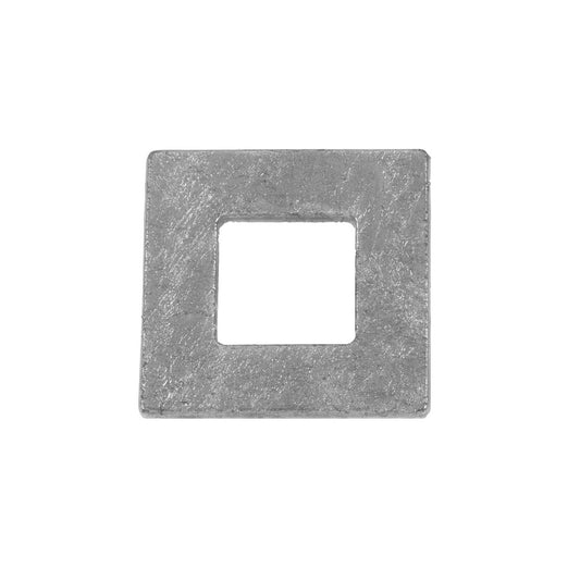 Worlds Away - Square Hardware In Silver Leaf - HUDSON HS view 2