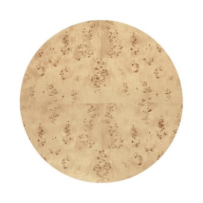 Worlds Away - Thick Top Coffee Table With Cross Base In Burl Wood - OSLO BW view 3