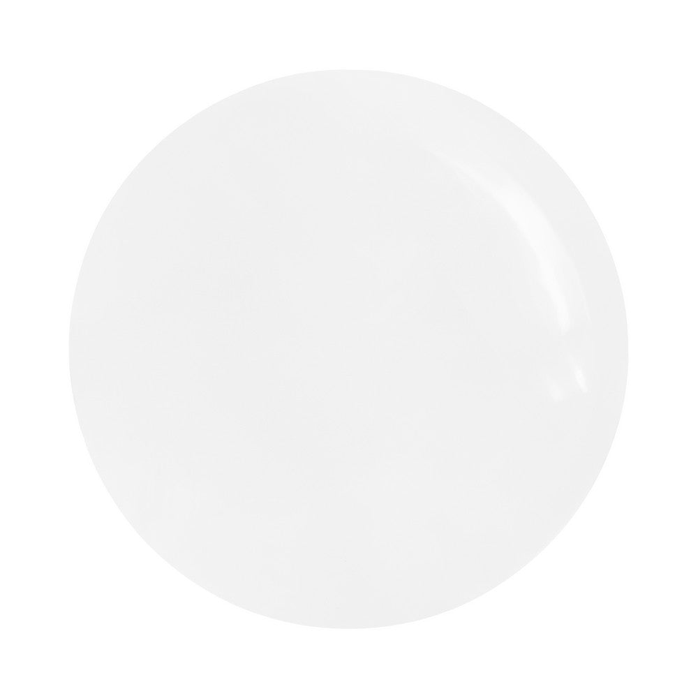 Worlds Away - Thick Top Coffee Table With Cross Base In White Lacquer - OSLO WH view 3