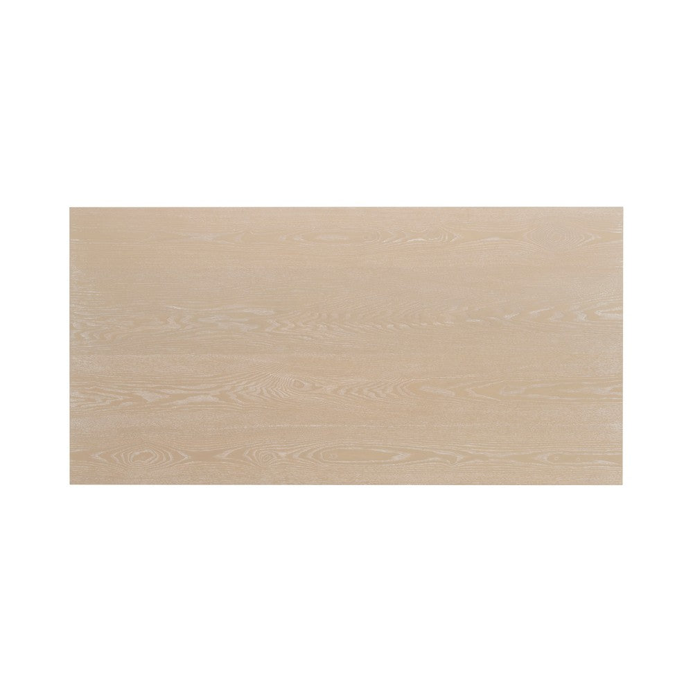 Worlds Away - Waterfall Edge Coffee Table In Cerused Oak - KENNETH CO COFFEE TABLE view 3
