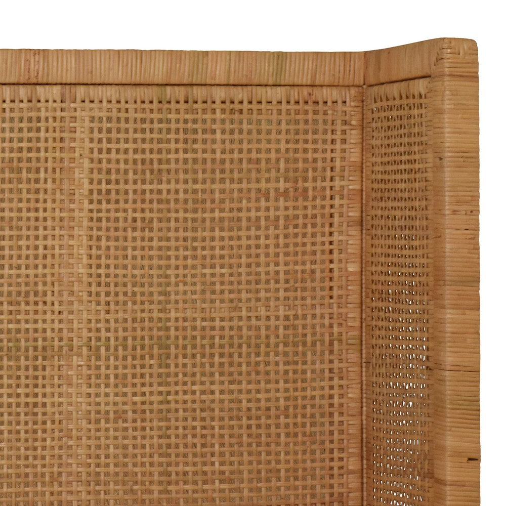 Worlds Away - Winged Headboard And Platform In Radio Weave Wrapped Rattan, King Size - DOLLY KING view 4