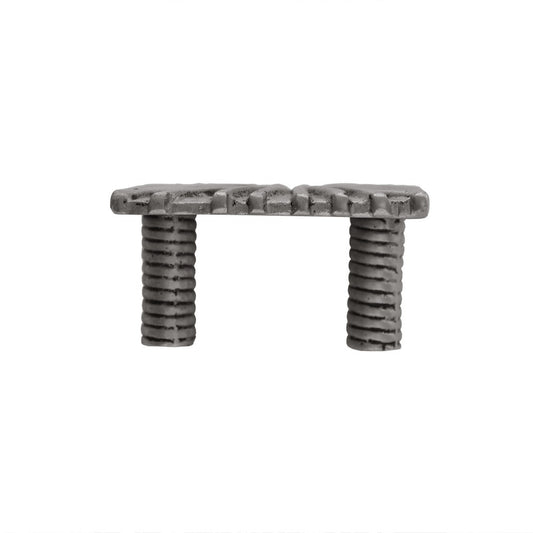 Worlds Away - Wrapped Metal Sm Rectangle Knob In Antique Nickel - KURT HAN view 1