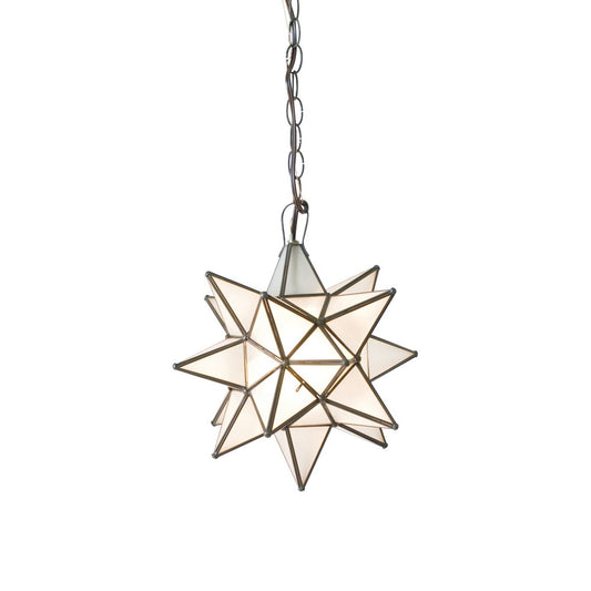Worlds Away - Xl Frosted Star Chandelier - AGS112 view 1