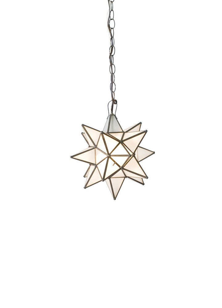 Worlds Away - Xl Frosted Star Chandelier - AGS112 view 2
