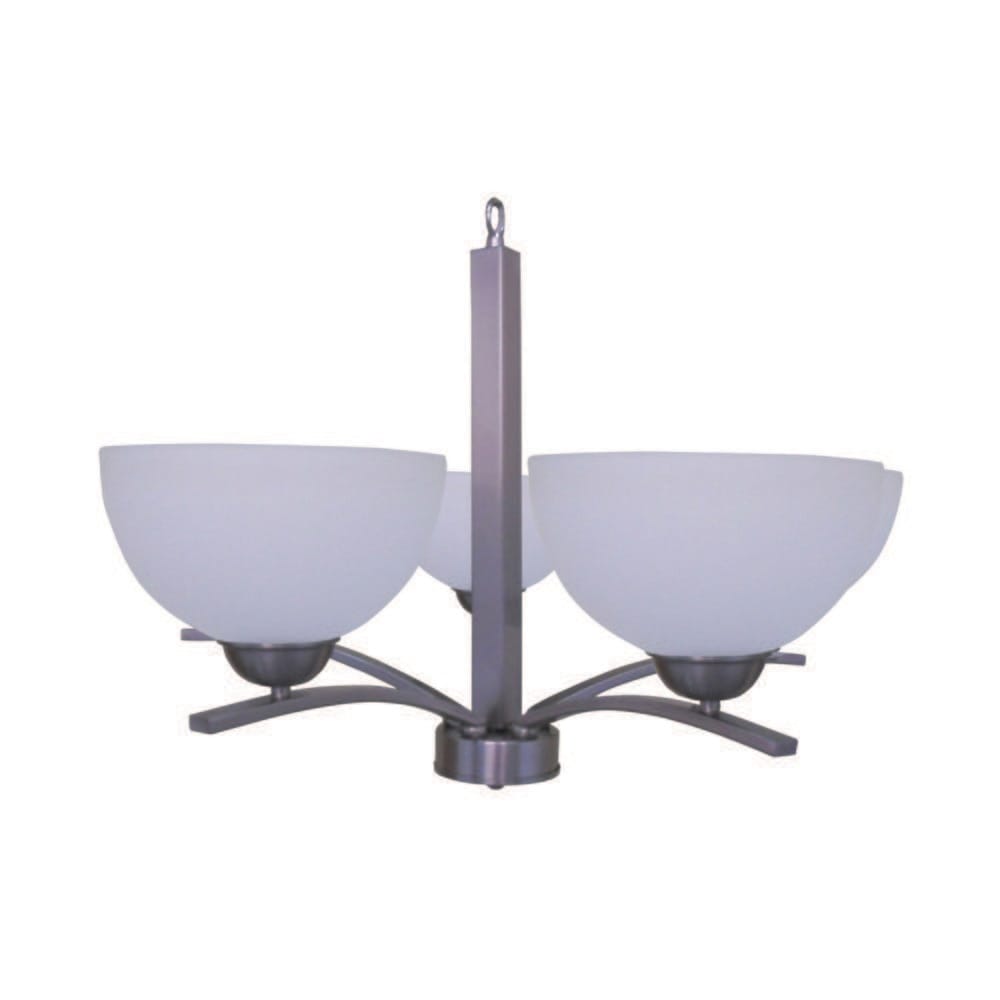 Yosemite Home Decor - Alta Peak 5 Light Chandelier in Satin Steel Finish with Acid Wash Glass - 107-5U-AWSS veiw 1