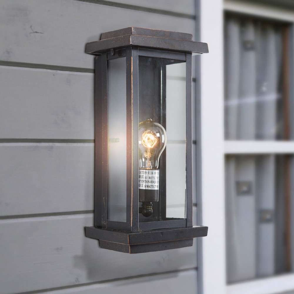 Yosemite Home Decor - Ashlan 1 Light Exterior in Oil Rubbed Bronze Finish with Clear Glass - Small Size - 9942ORB-S veiw 2