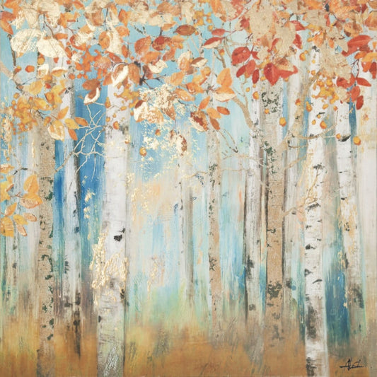 Yosemite Home Decor - Birch Beauties II Printed on Canvas - YJ8807B veiw 1