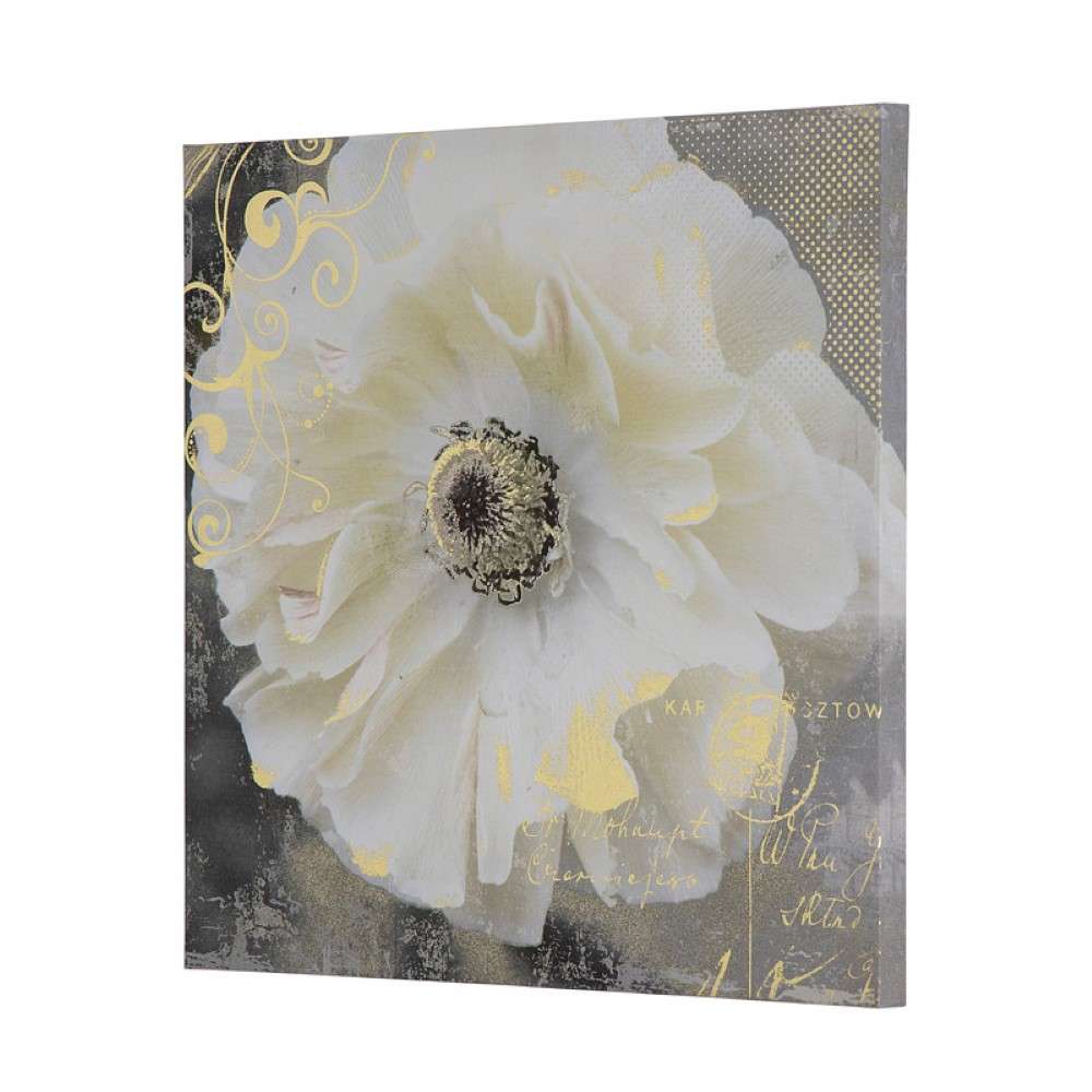 Yosemite Home Decor - Blooming Softly I Printed on Canvas with Foil - YF7228A veiw 3