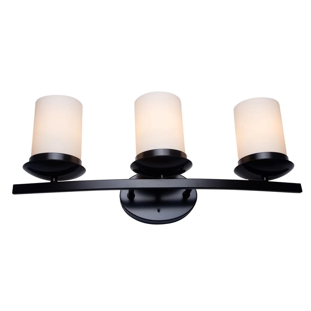 Yosemite Home Decor - Columbia Rock 3 Lights Vanity Lights in Oil Rubbed Bronze Finish - 101-3V-ORB veiw 1