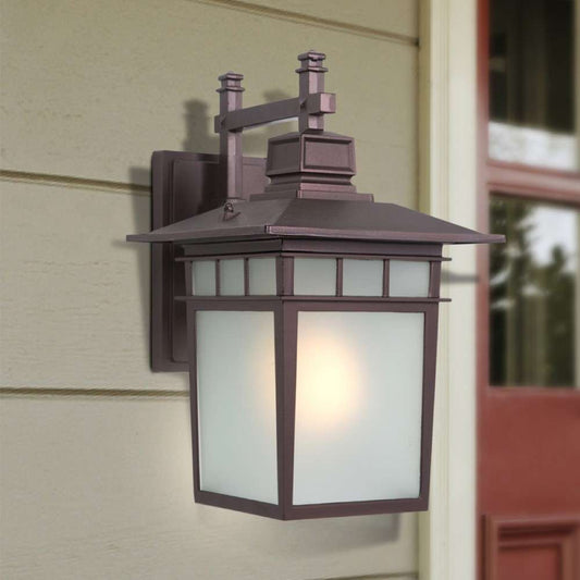 Yosemite Home Decor - Dante 1 Light Exterior Lighting Wall Mount in Oil Rubbed Bronze Finish - FL2072LDORB veiw 2