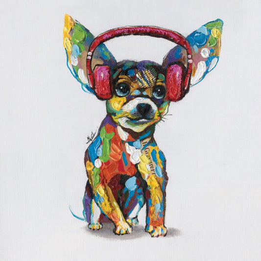 Yosemite Home Decor - Dog Beats IV Original Hand Painted Wall Art - ARTAE2029 veiw 1
