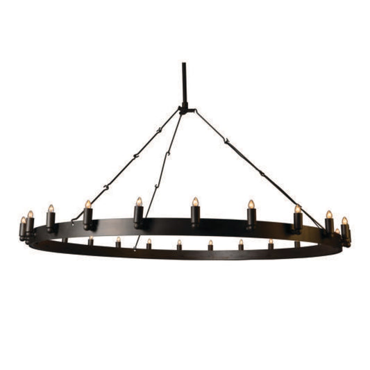 Yosemite Home Decor - Farrington 24 Lights Chandelier in Raw Iron Grey Finish - SC20583-24RG-60 veiw 1
