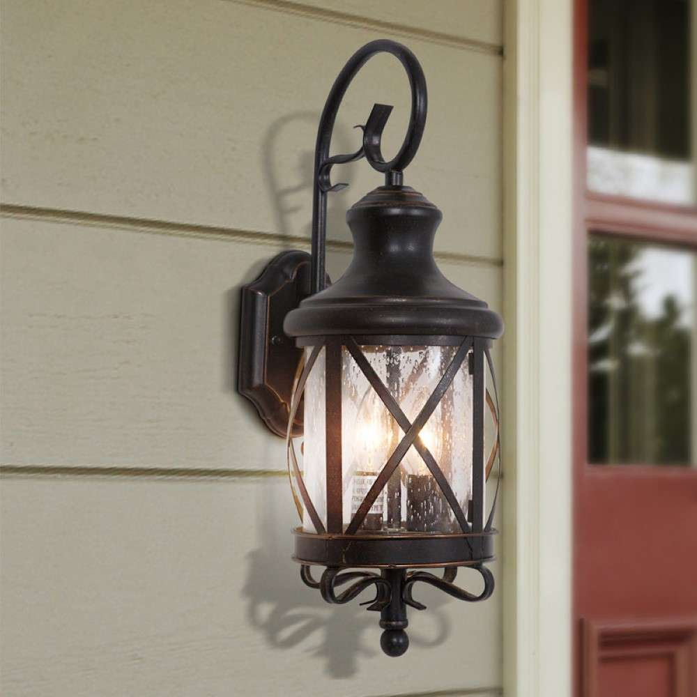 Yosemite Home Decor - Lorenza 2 Lights Exterior Lighting in Oil Rubbed Bronze Finish - Small Size - 5364ORB-S veiw 2