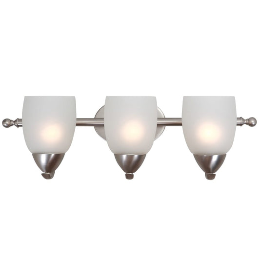 Yosemite Home Decor - Mirror Lake 3 Lights Vanity in Brush Nickel Finish - 1261-3V-BN veiw 1
