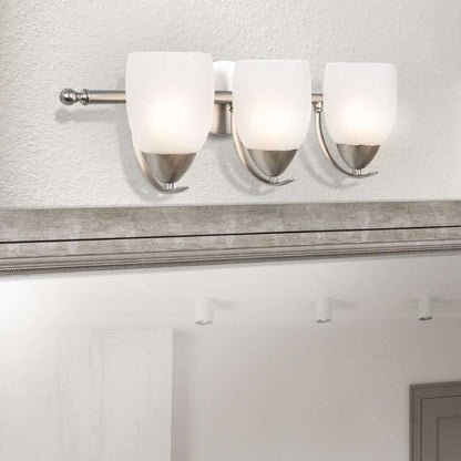 Yosemite Home Decor - Mirror Lake 3 Lights Vanity in Brush Nickel Finish - 1261-3V-BN veiw 2