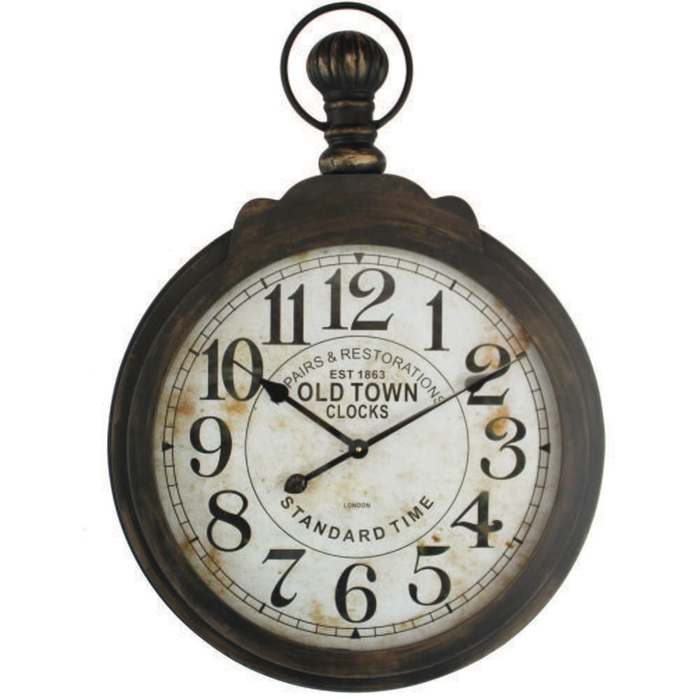 Yosemite Home Decor - Old Town Wood Clock in Brown - CLKB2A147 veiw 1