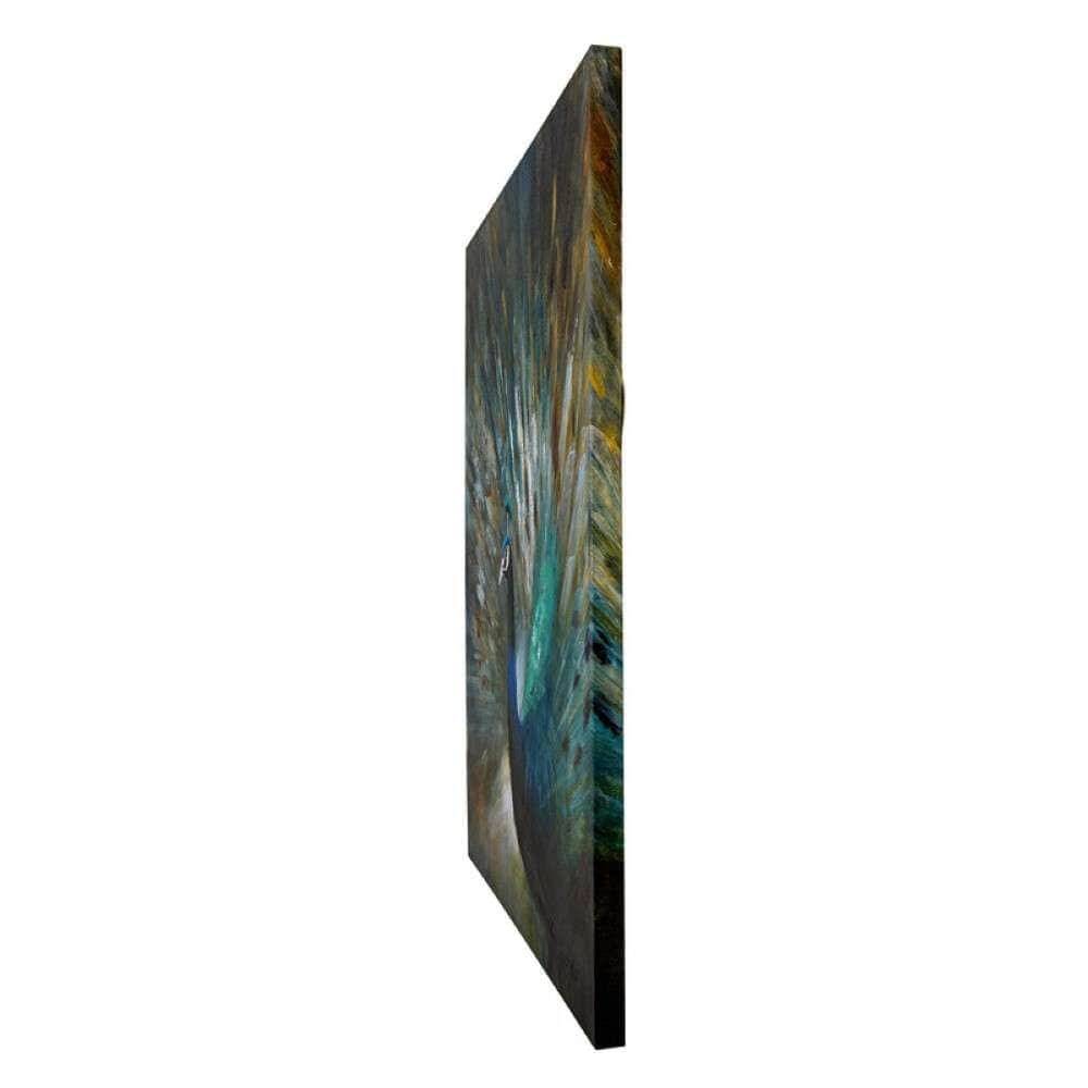 Yosemite Home Decor - Peacock Prowess Original Hand Painted Wall Art - DCB627 veiw 4